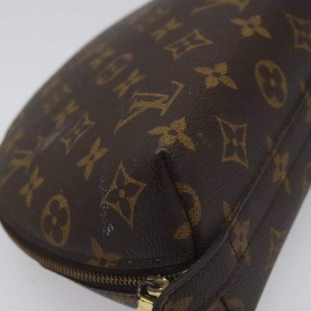LOUIS VUITTON Monogram Trousse Demi Ronde Cosmetic Pouch M47520 LV Auth yk17035 - Picture 14 of 16